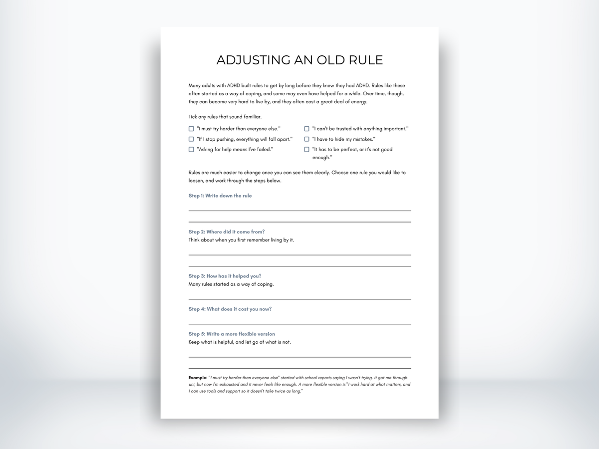 Adjusting an Old Rule PDF