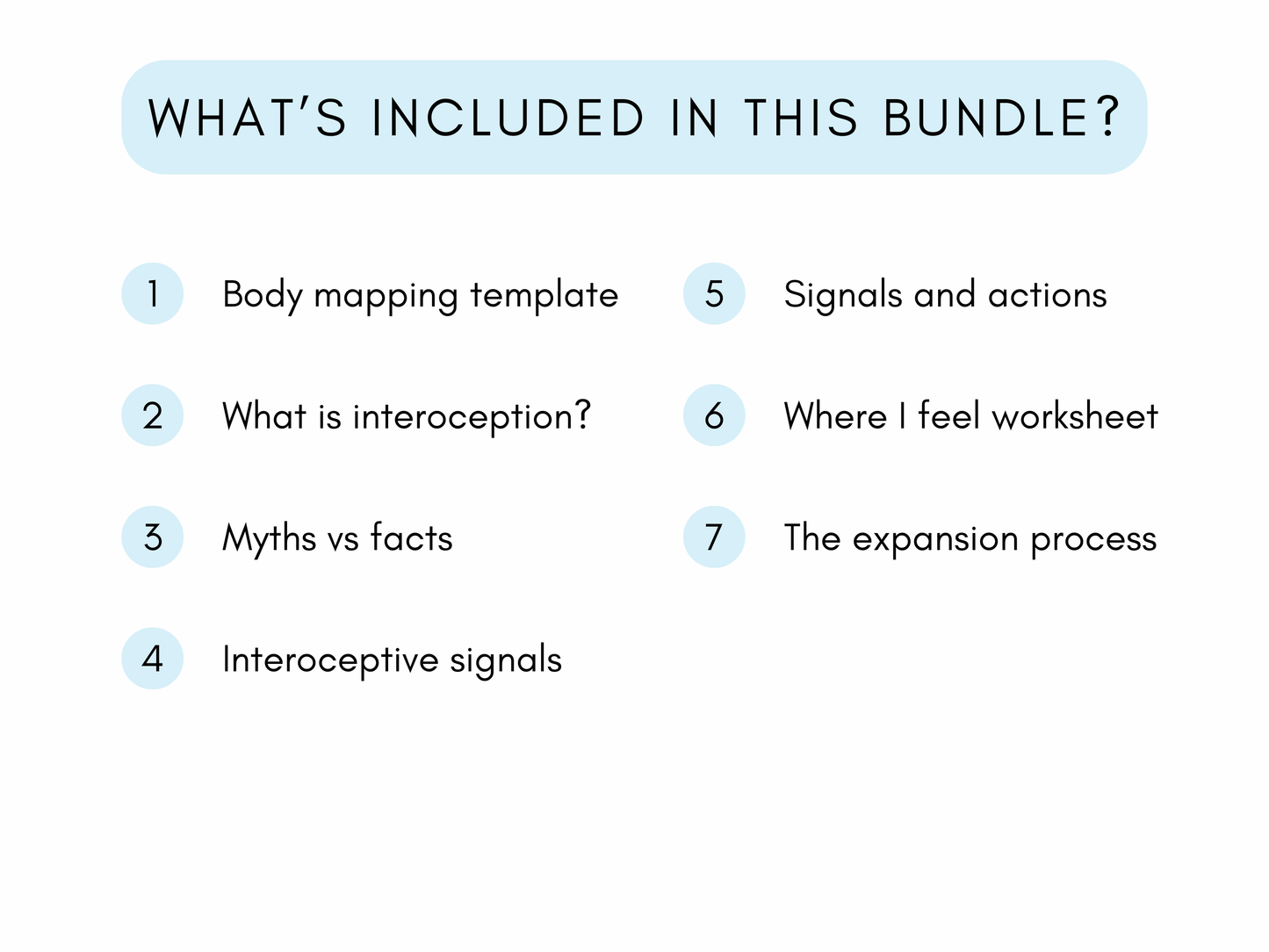 Body Mapping Therapy Worksheets