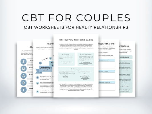 CBT Worksheets for Couples Therapy PDF