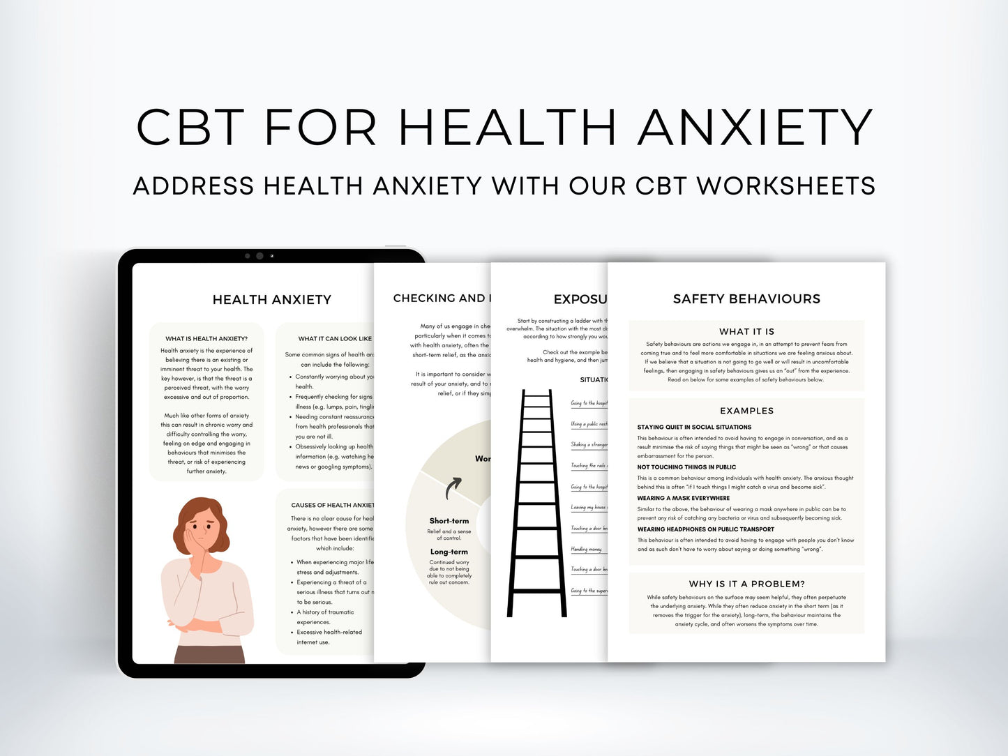 CBT for Health Anxiety Worksheets