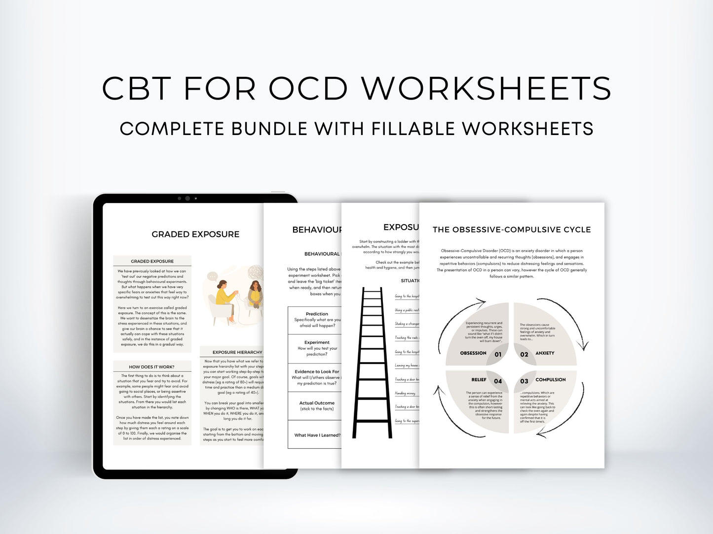 CBT for OCD Worksheets
