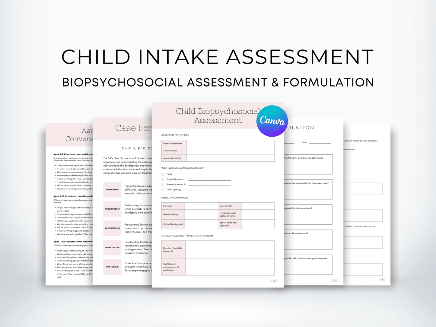 Child Biopsychosocial Assessment - My Thriving Mind