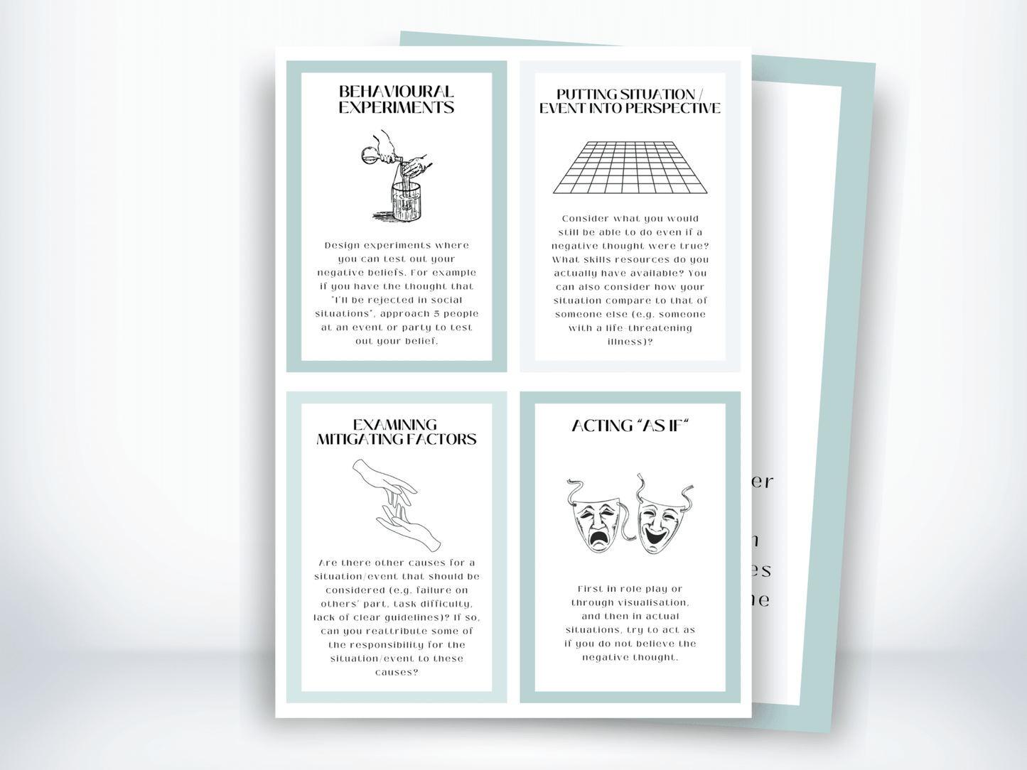 Cognitive Disputation Cards PDF - My Thriving Mind