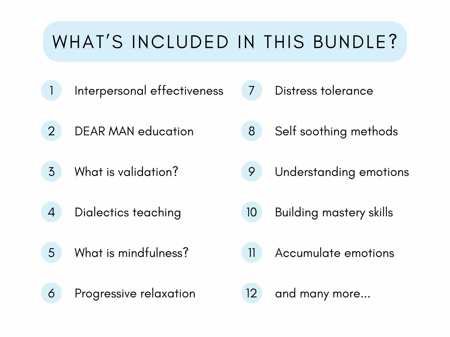 DBT Skills Flashcards PDF