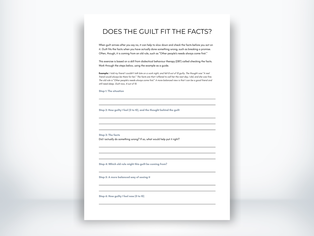 Does the Guilt Fit the Facts PDF