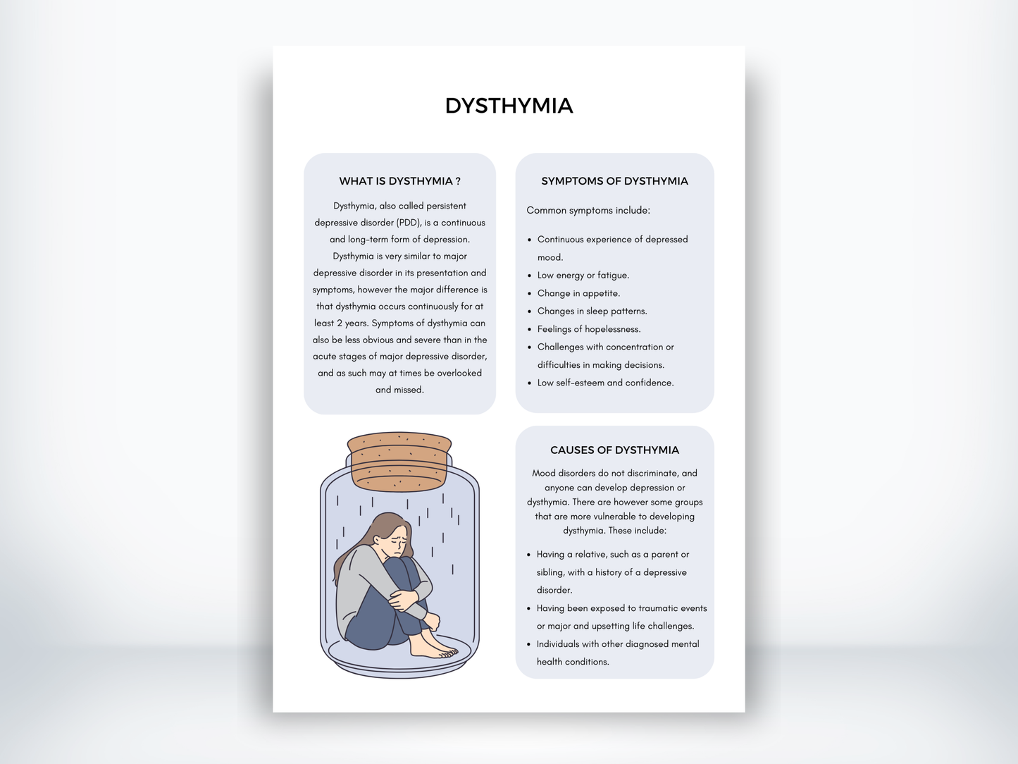 Dysthymia Handout PDF