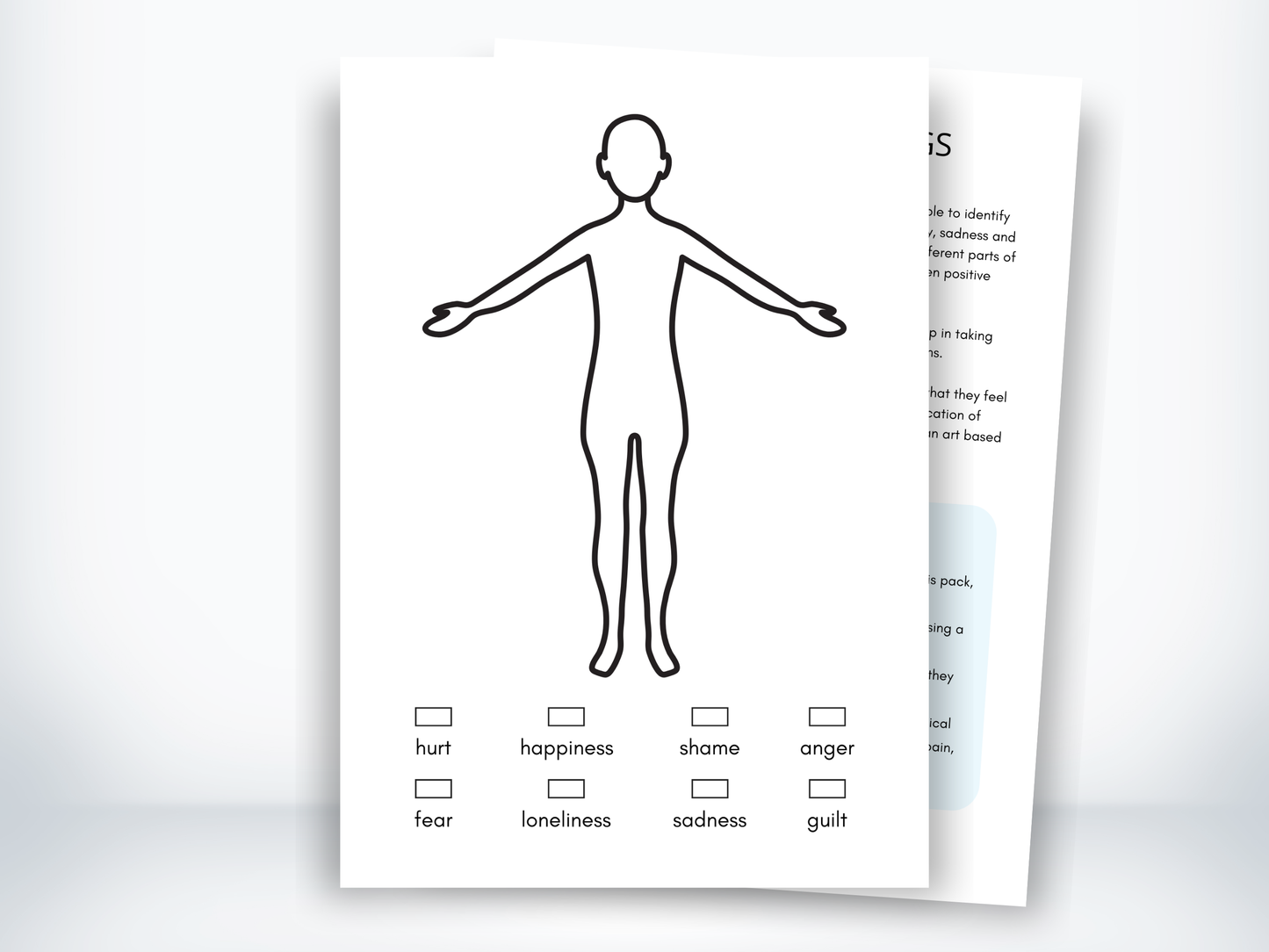 Identifying Feelings Worksheet PDF