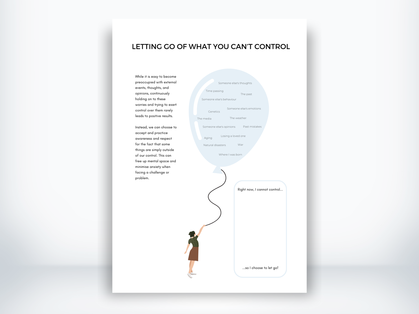 Letting Go Of What You Cant Control PDF