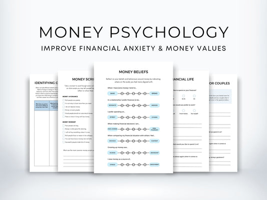 Money Psychology Worksheets PDF