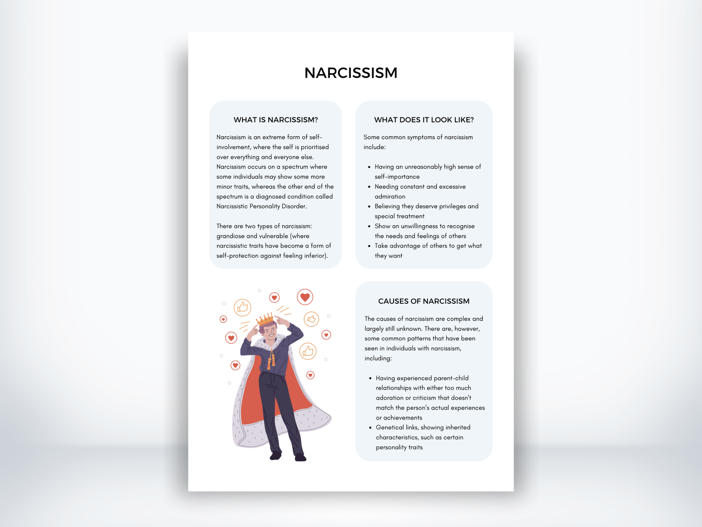 Narcissism Handout PDF