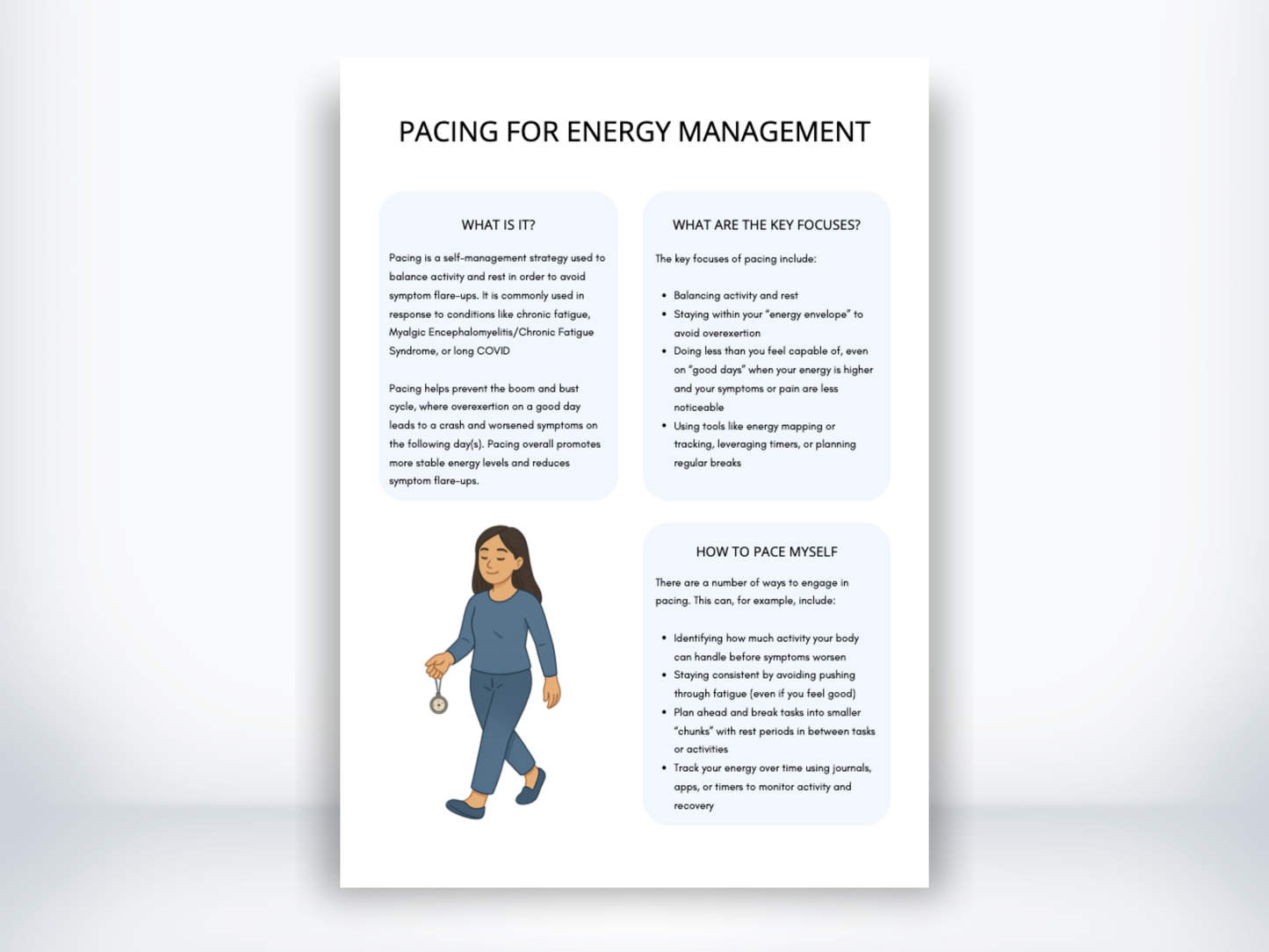 Pacing For Energy Management Handout PDF