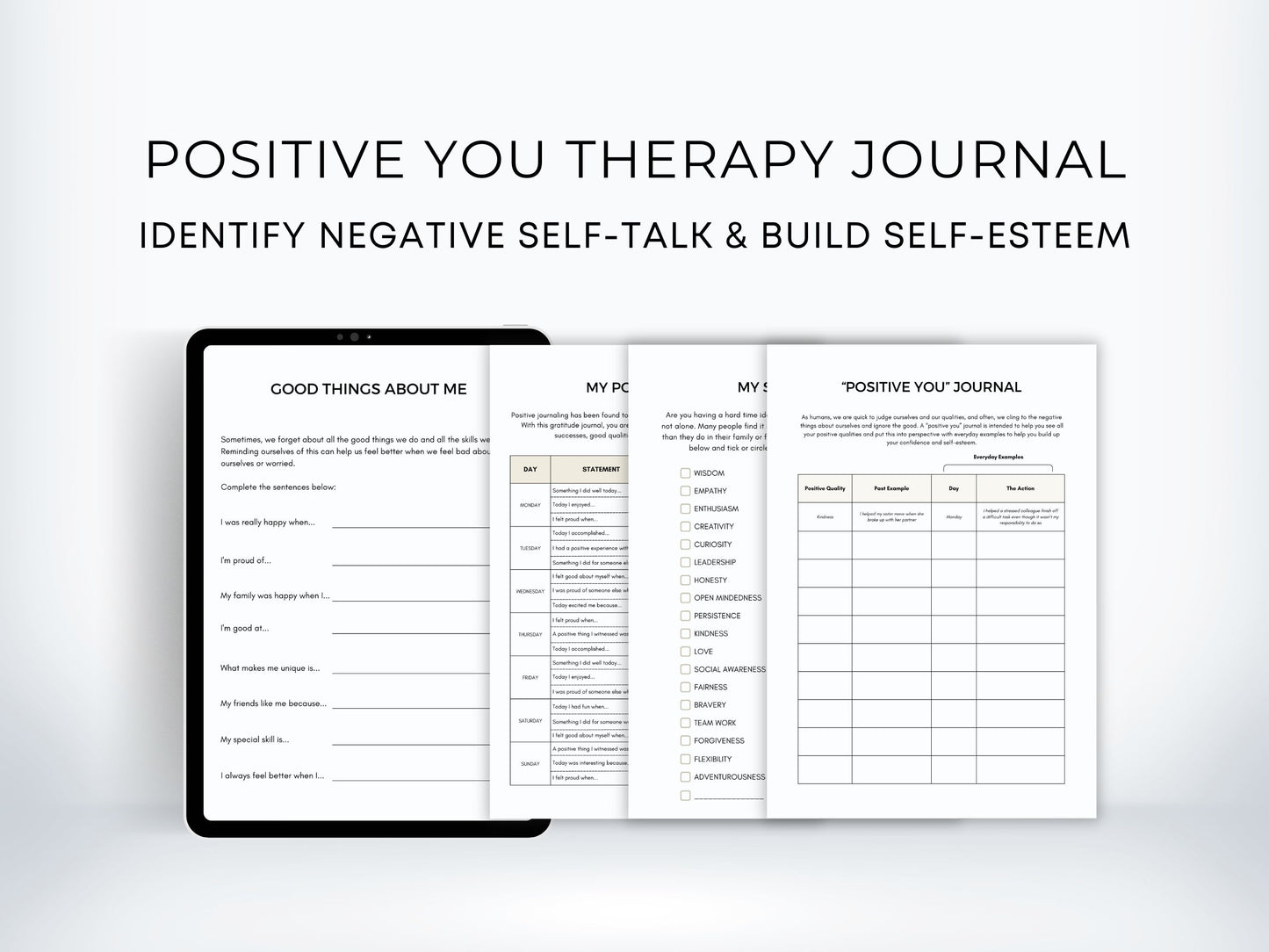 Positive You Therapy Journal