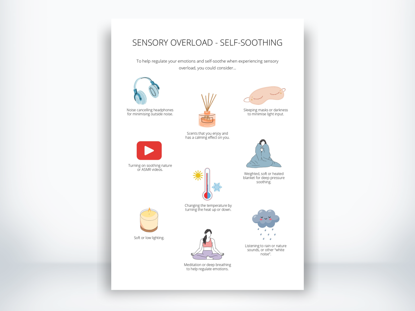 Sensory Overload Handout PDF
