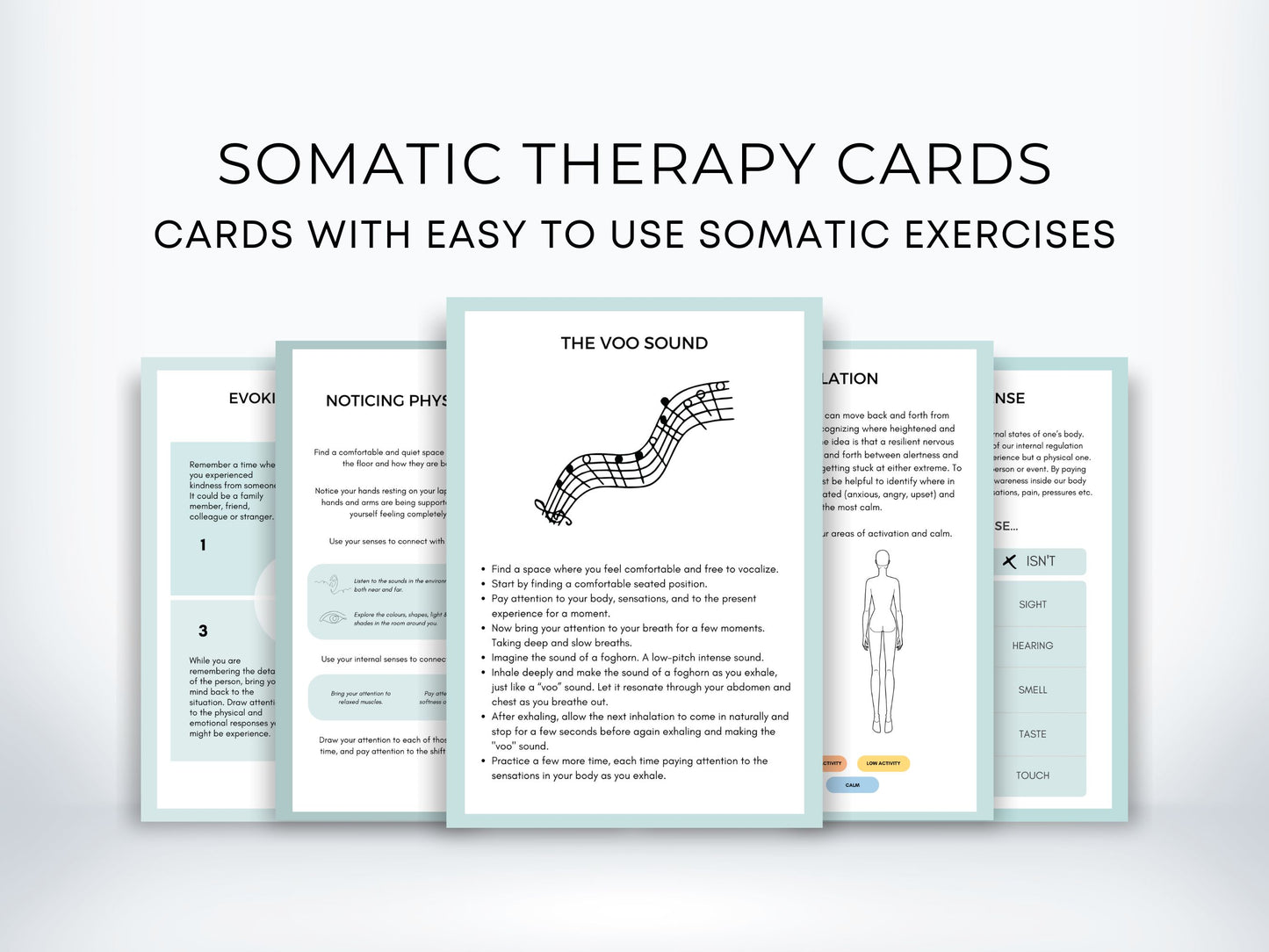 Somatic Therapy Exercise Cards