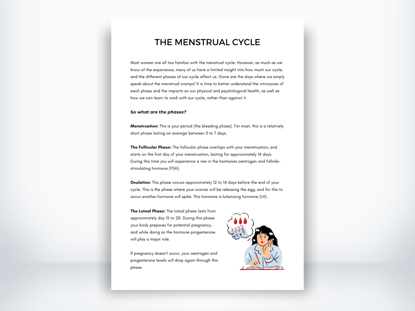 The Menstrual Cycle