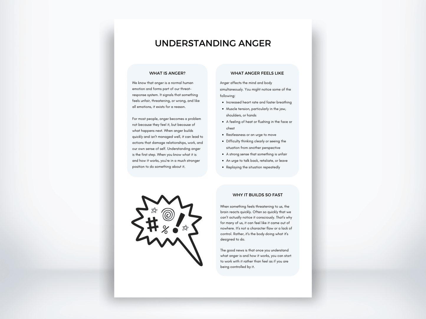 Understanding Anger PDF - My Thriving Mind