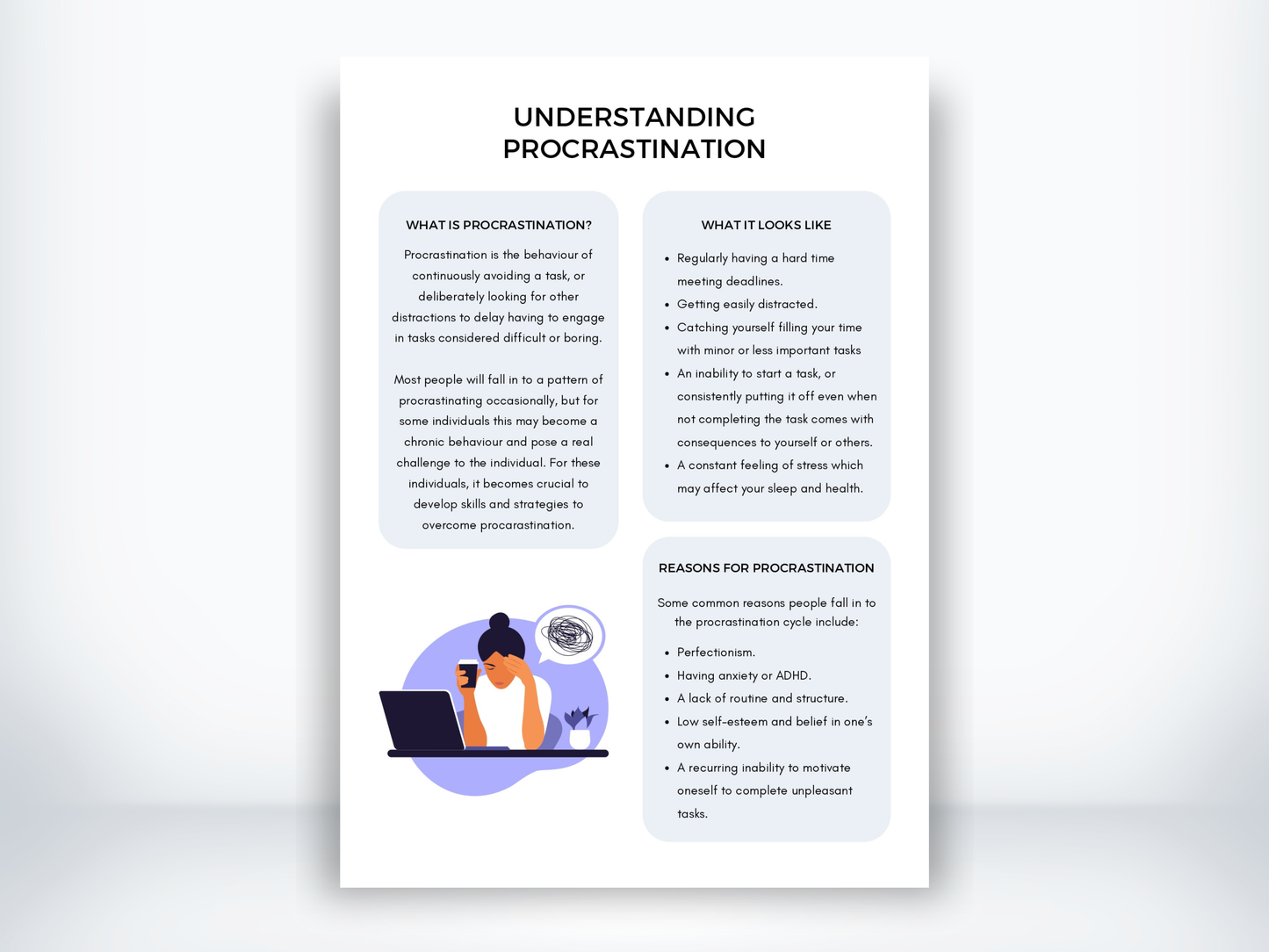 Understanding Procrastination Handout PDF