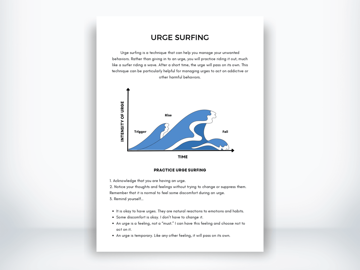 Urge Surfing Exercise PDF - My Thriving Mind