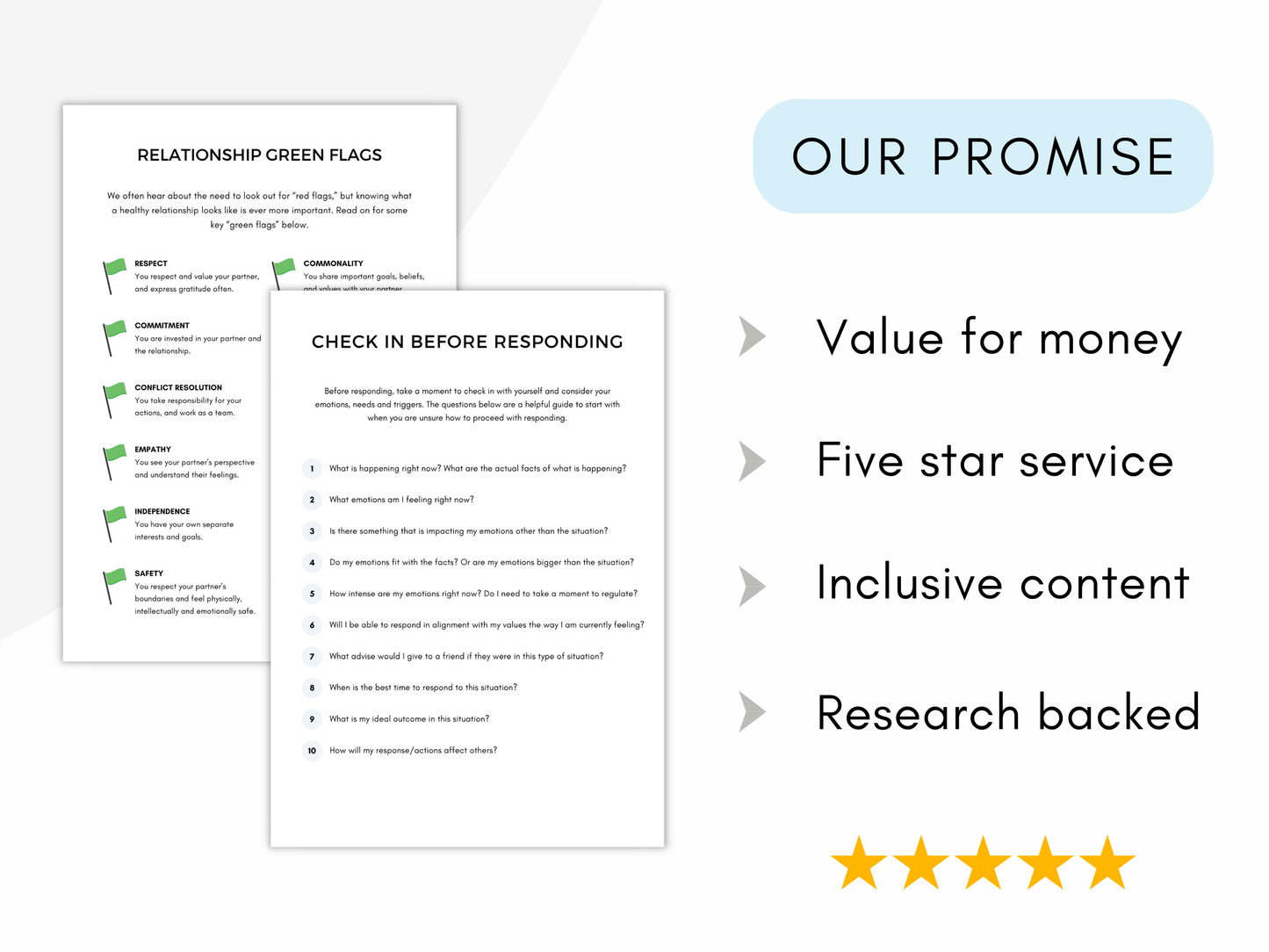 Validation vs Invalidation Worksheets