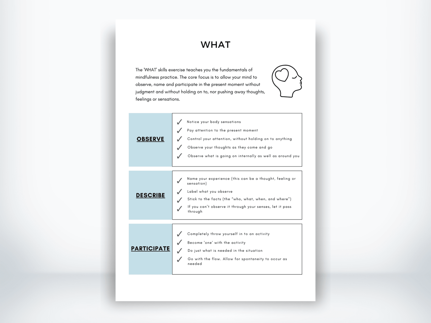 WHAT DBT Skill PDF - My Thriving Mind