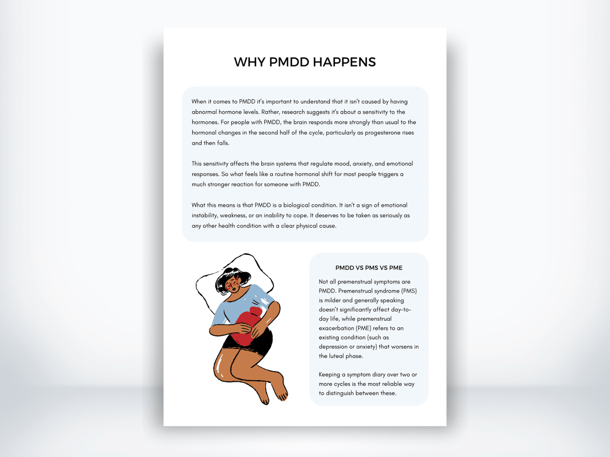 Why PMDD Happens PDF - My Thriving Mind