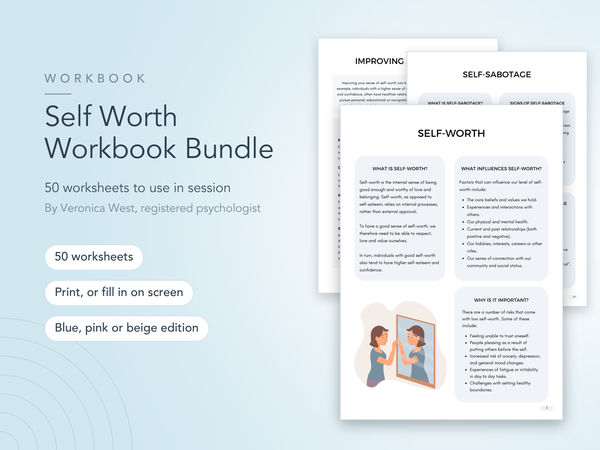 Self Worth Workbook Bundle