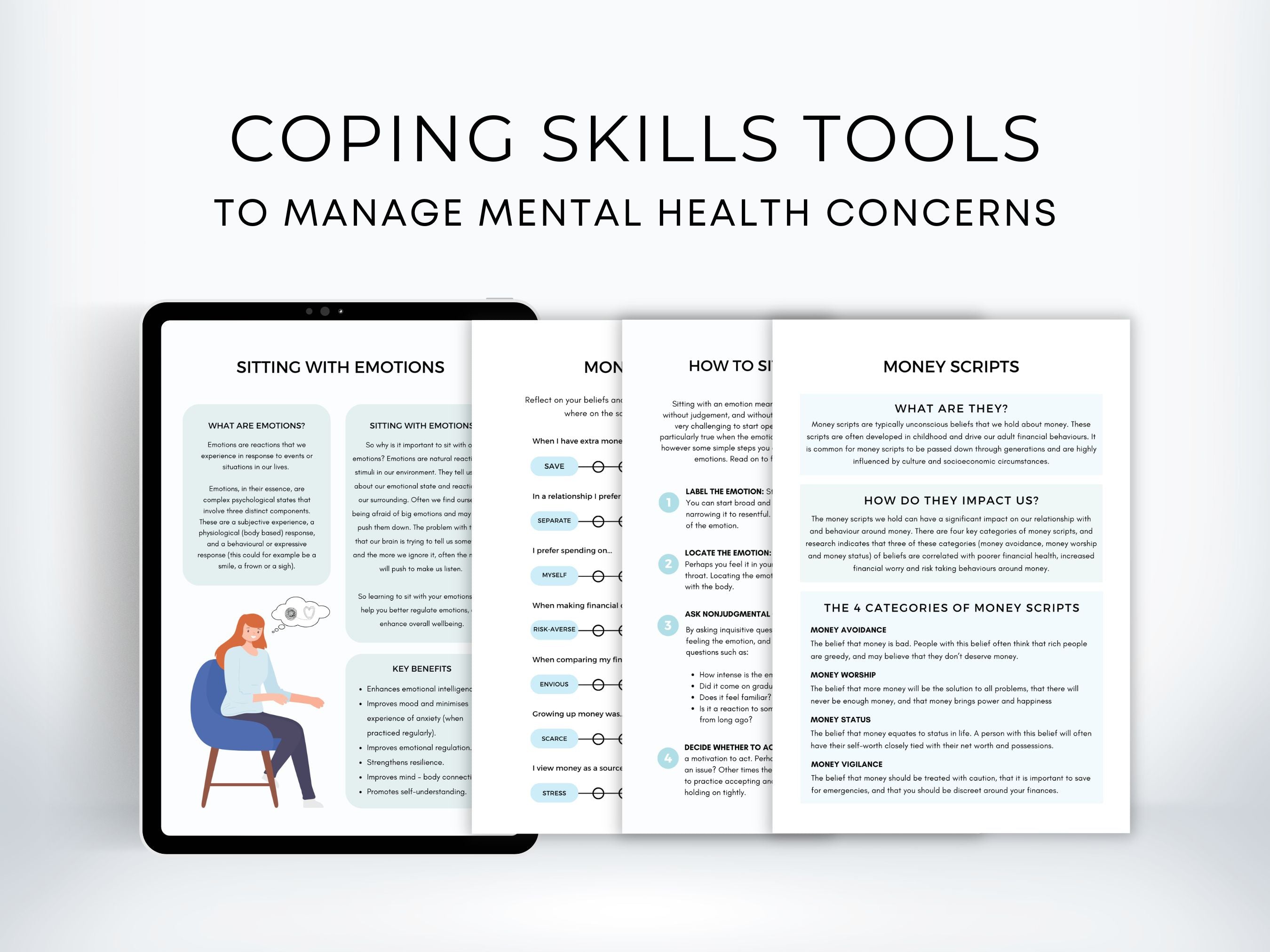 Coping Skills Worksheets | My Thriving Mind