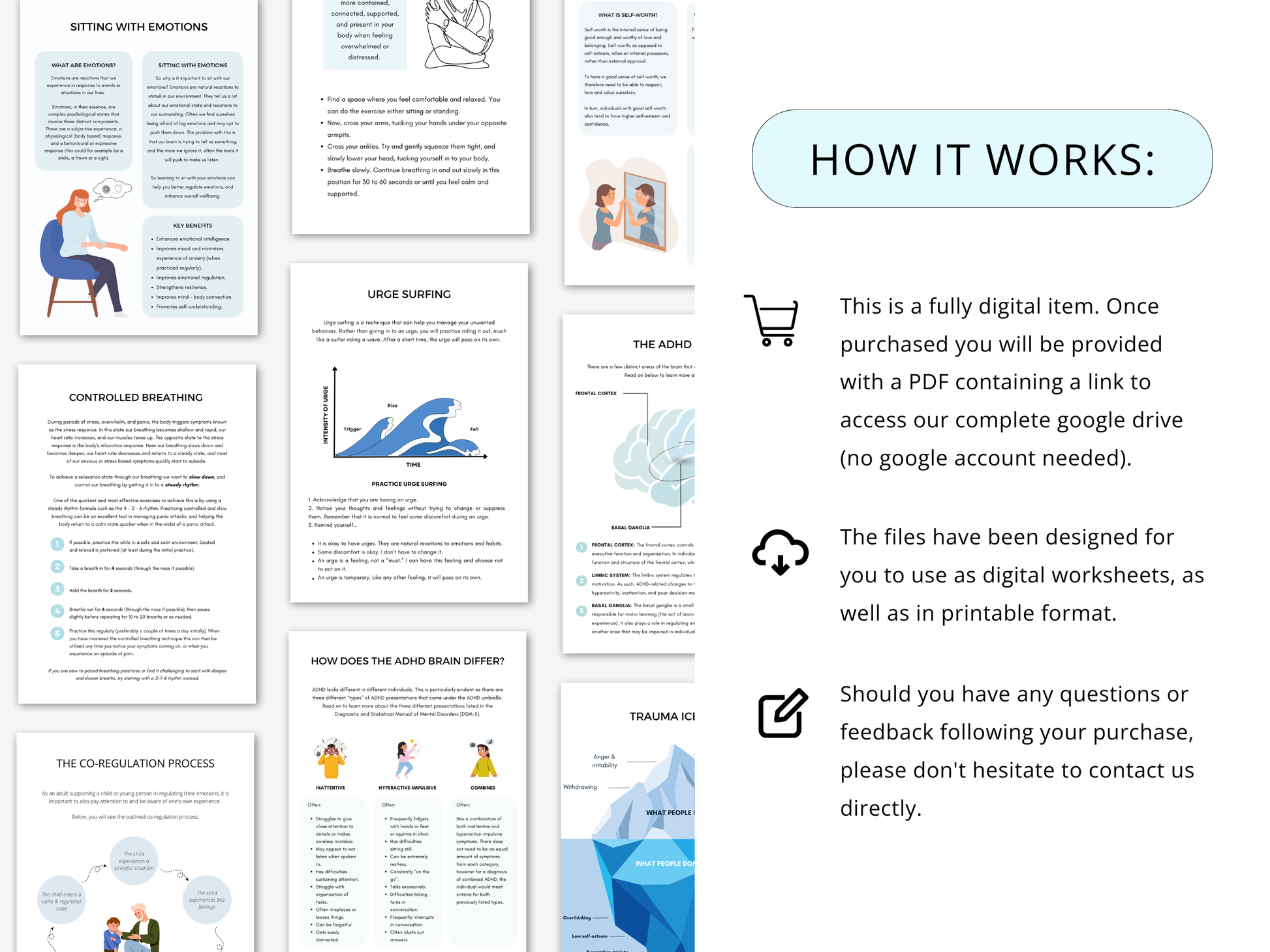 Complete Psychology Worksheets – Whole Shop Bundle
