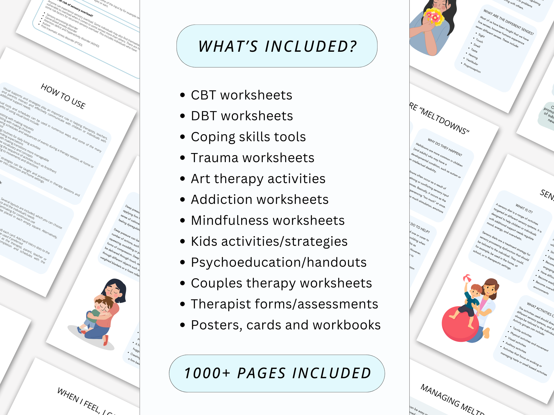Complete Psychology Worksheets – Whole Shop Bundle