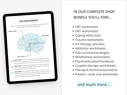 Complete Psychology Worksheets – Whole Shop Bundle