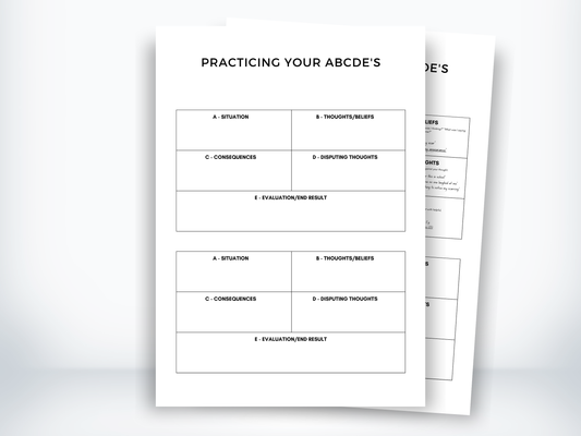 ABCDE Thought Diary PDF