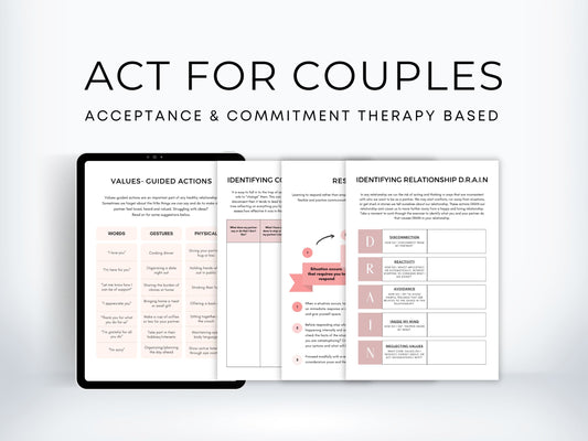 ACT Worksheets for Couples Therapy PDF