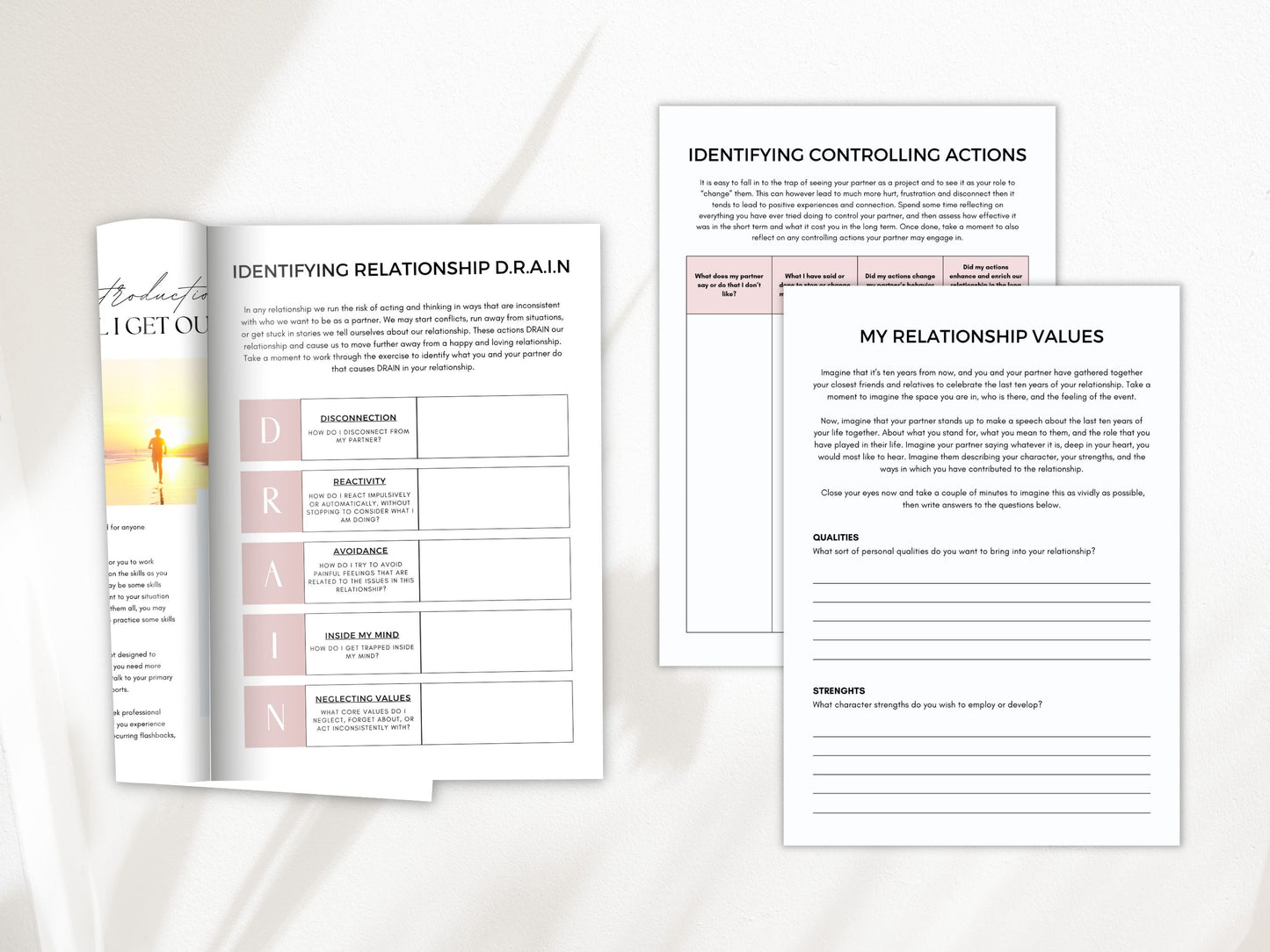 ACT Worksheets for Couples Therapy PDF