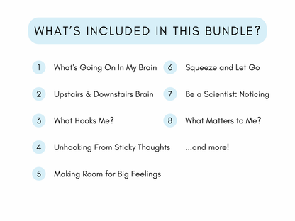 ACT for Kids Worksheets Bundle