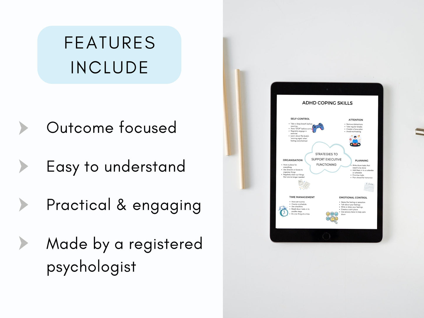 ADHD Late Diagnosis Worksheets PDF