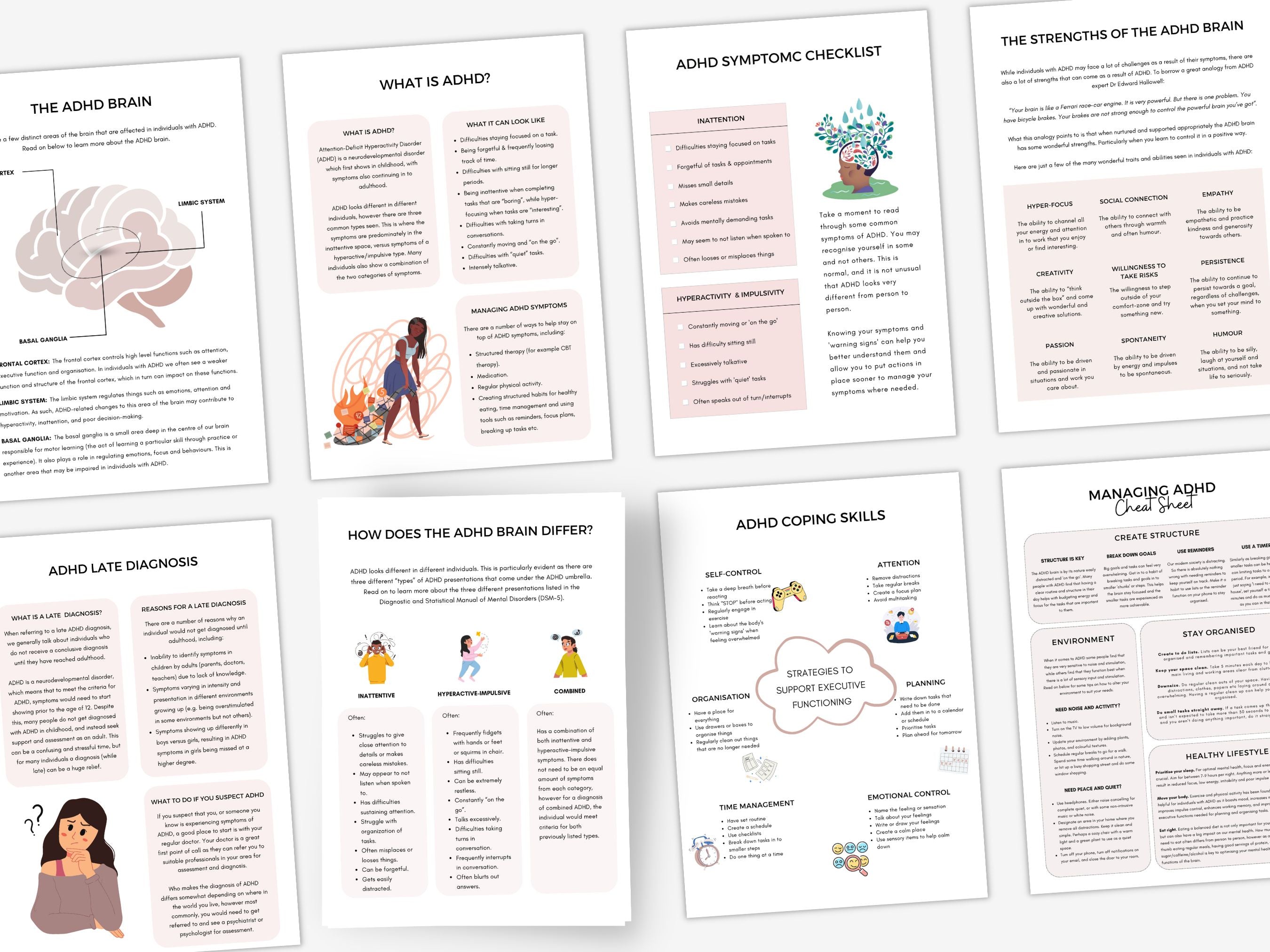 Adhd Memory Worksheets.pdf ADHD Worksheets Mega Bundle (78-Page PDF) | My Thriving Mind