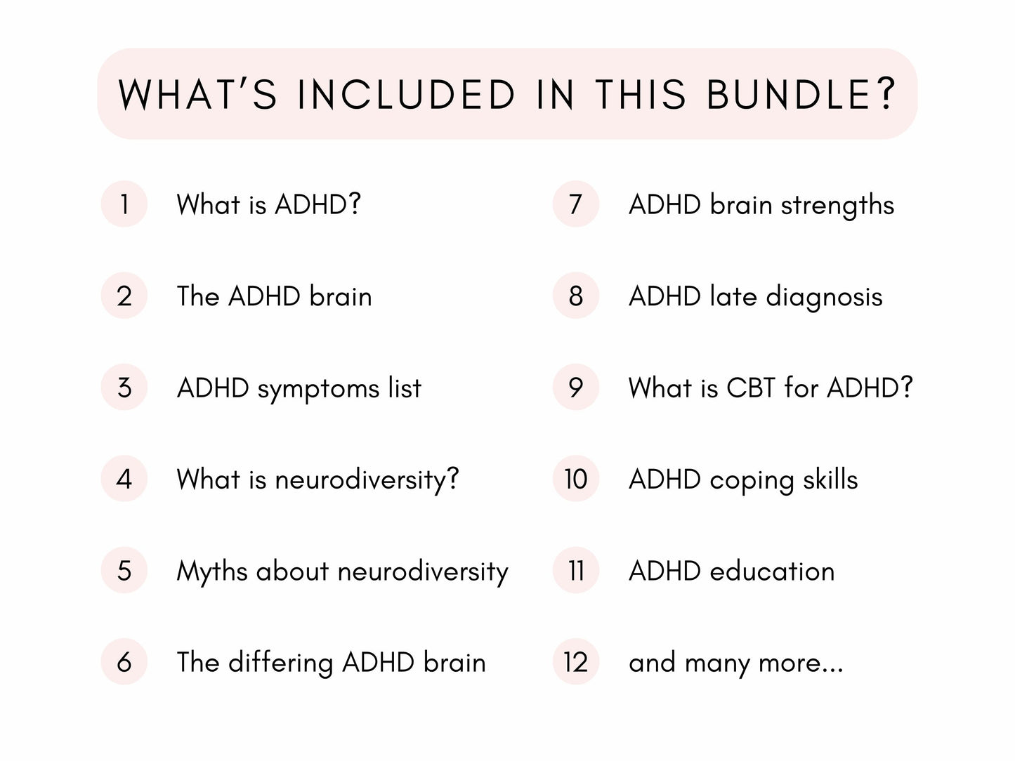 ADHD Worksheets Mega Bundle PDF