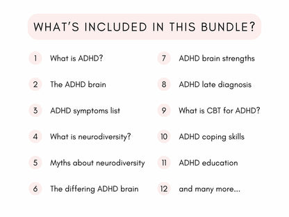 ADHD Worksheets Mega Bundle PDF