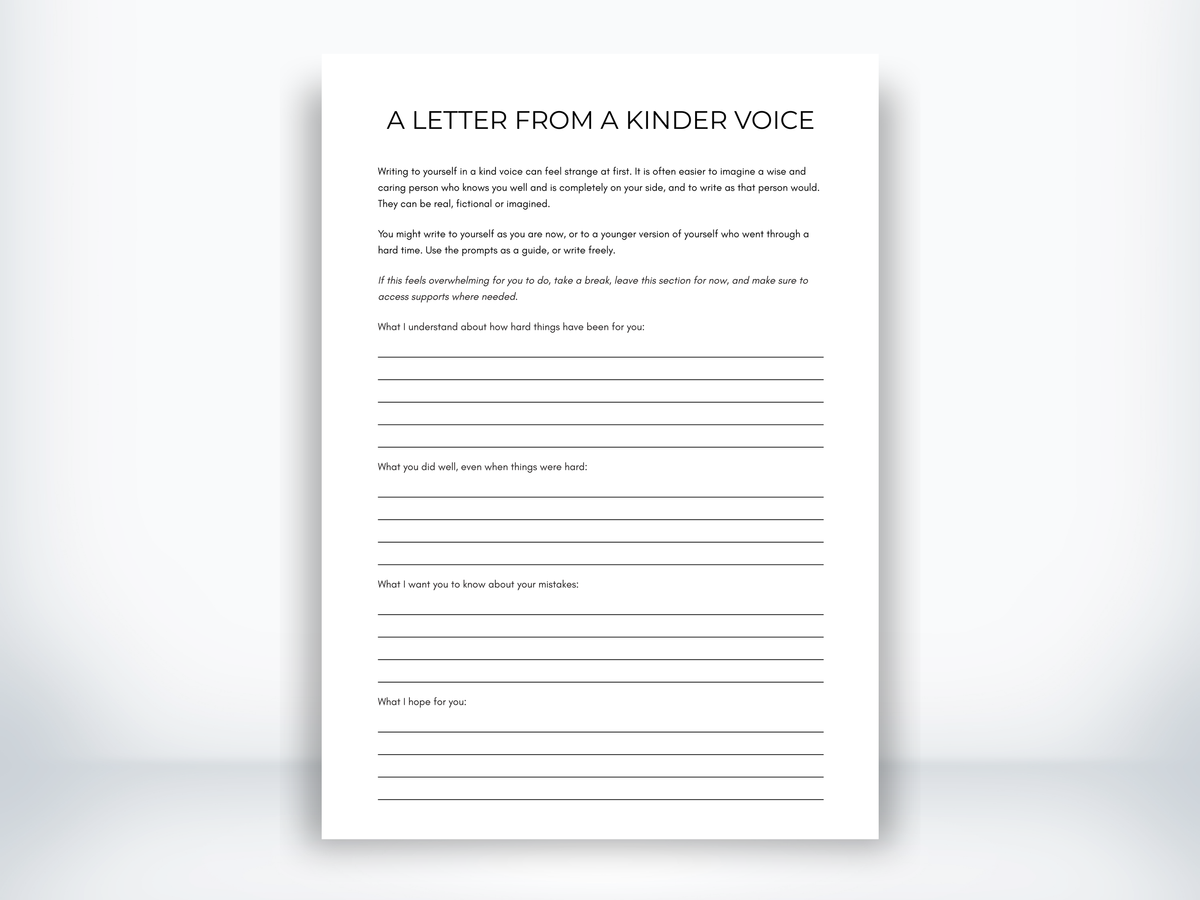 A Letter From a Kinder Voice PDF
