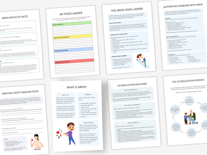 Avoidant/Restrictive Food Intake Disorder (ARFID) Worksheets