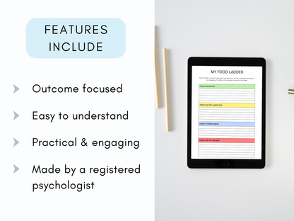 Avoidant/Restrictive Food Intake Disorder (ARFID) Worksheets