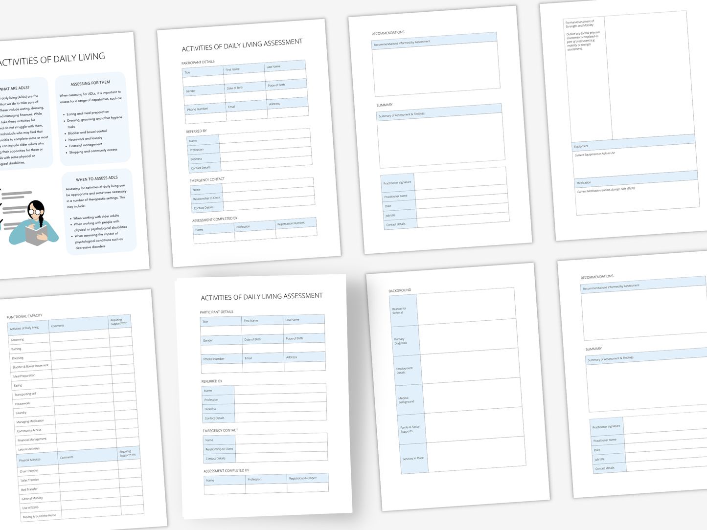 Activities of Daily Living (ADL) Assessment