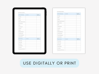 Activities of Daily Living (ADL) Assessment