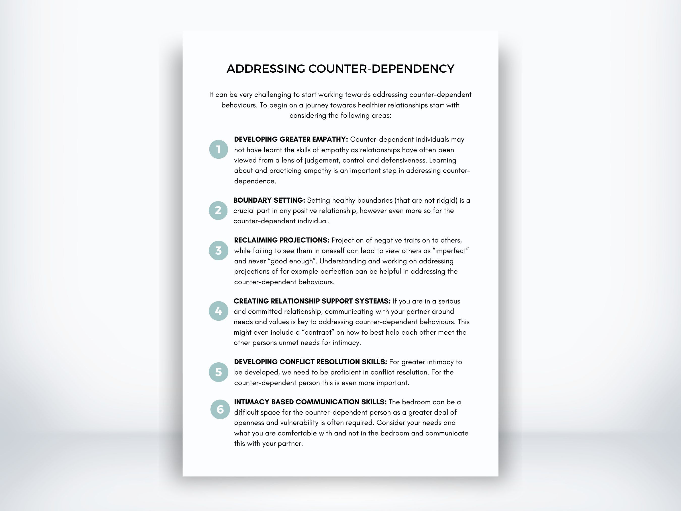 Addressing Framework Worksheet.pdf Addressing Counter-Dependency Worksheet (PDF) | My Thriving Mind