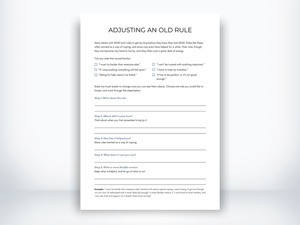 Adjusting an Old Rule PDF