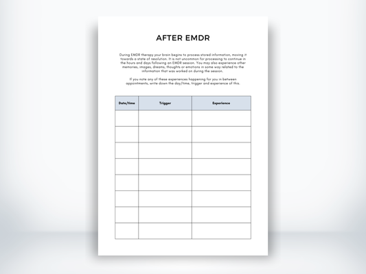 After EMDR Handout PDF