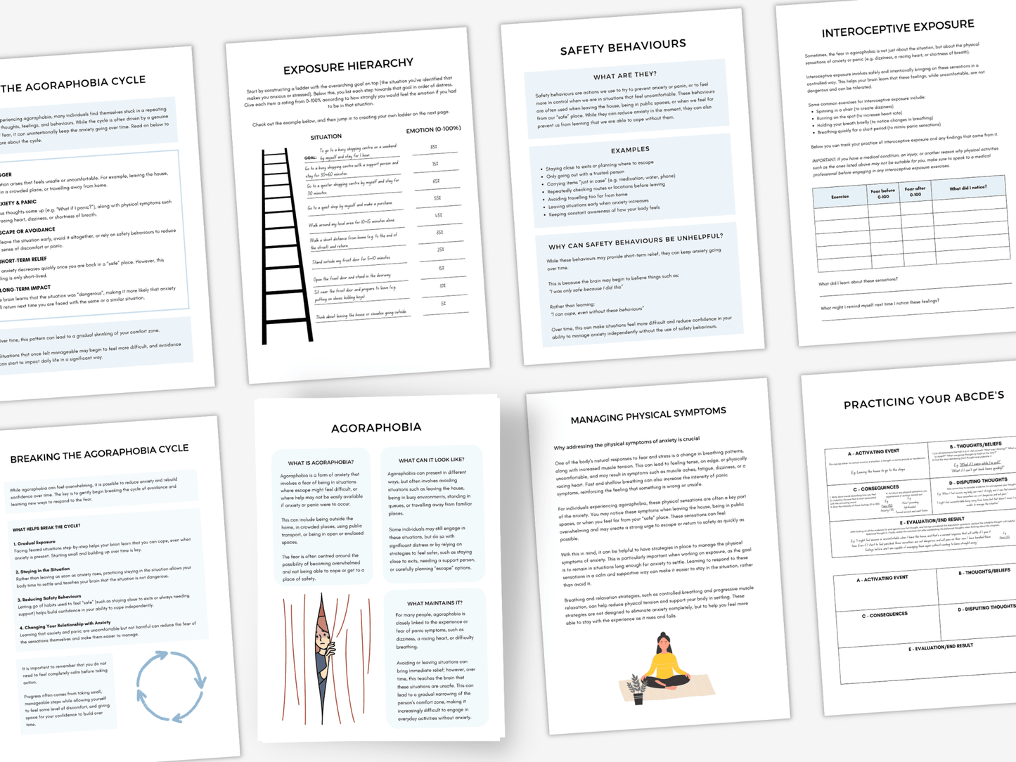 Agoraphobia Worksheets - My Thriving Mind