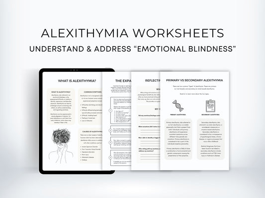 Alexithymia Psychoeducation Worksheets