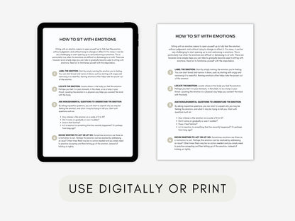 Alexithymia Psychoeducation Worksheets