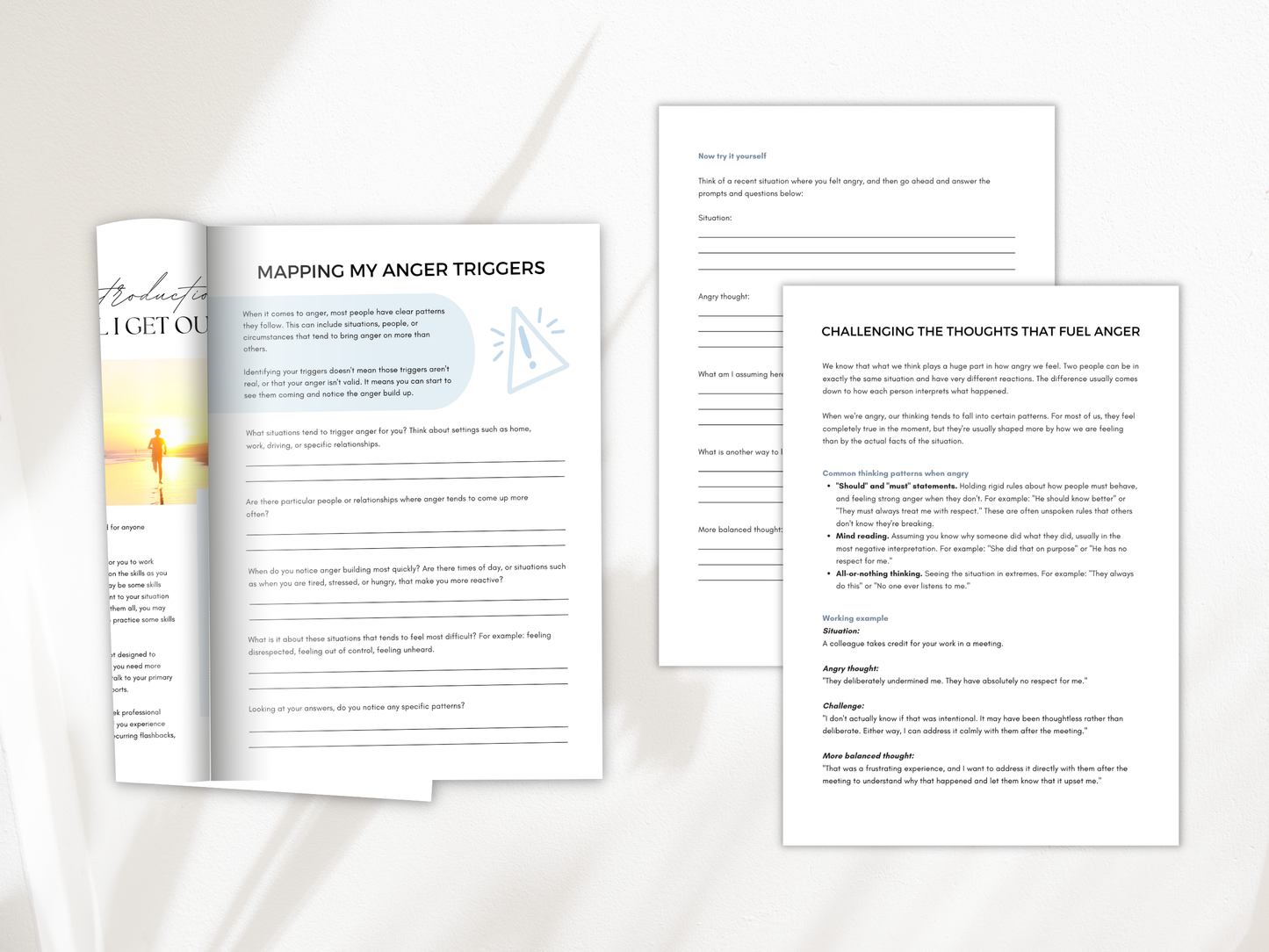 Anger Management Worksheets Bundle